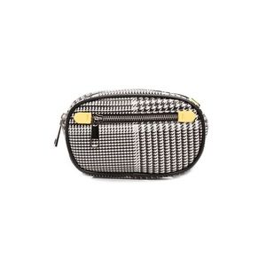 Round Fanny pack white and black